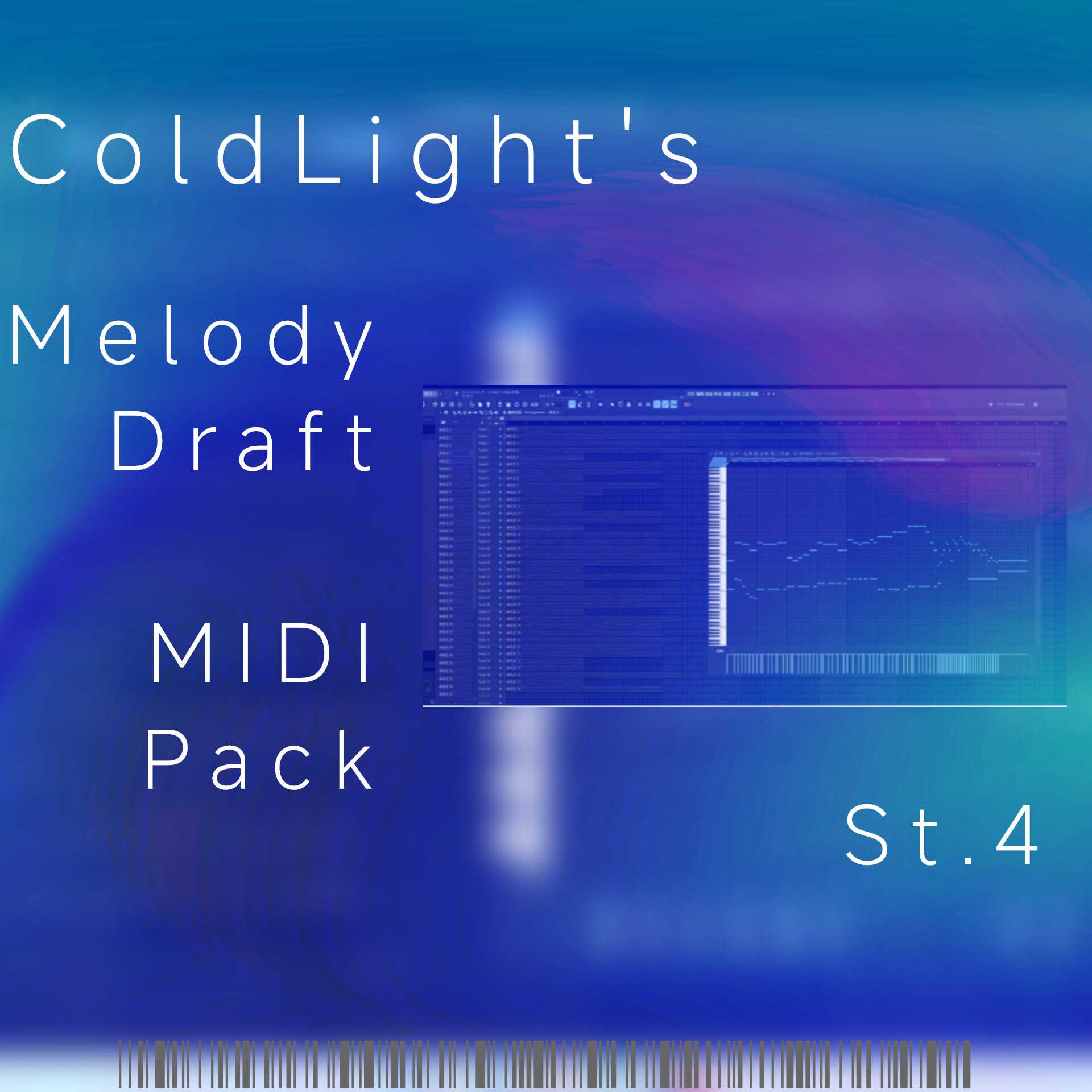 ColdLight's MelodyDraft MIDI Pack St.04