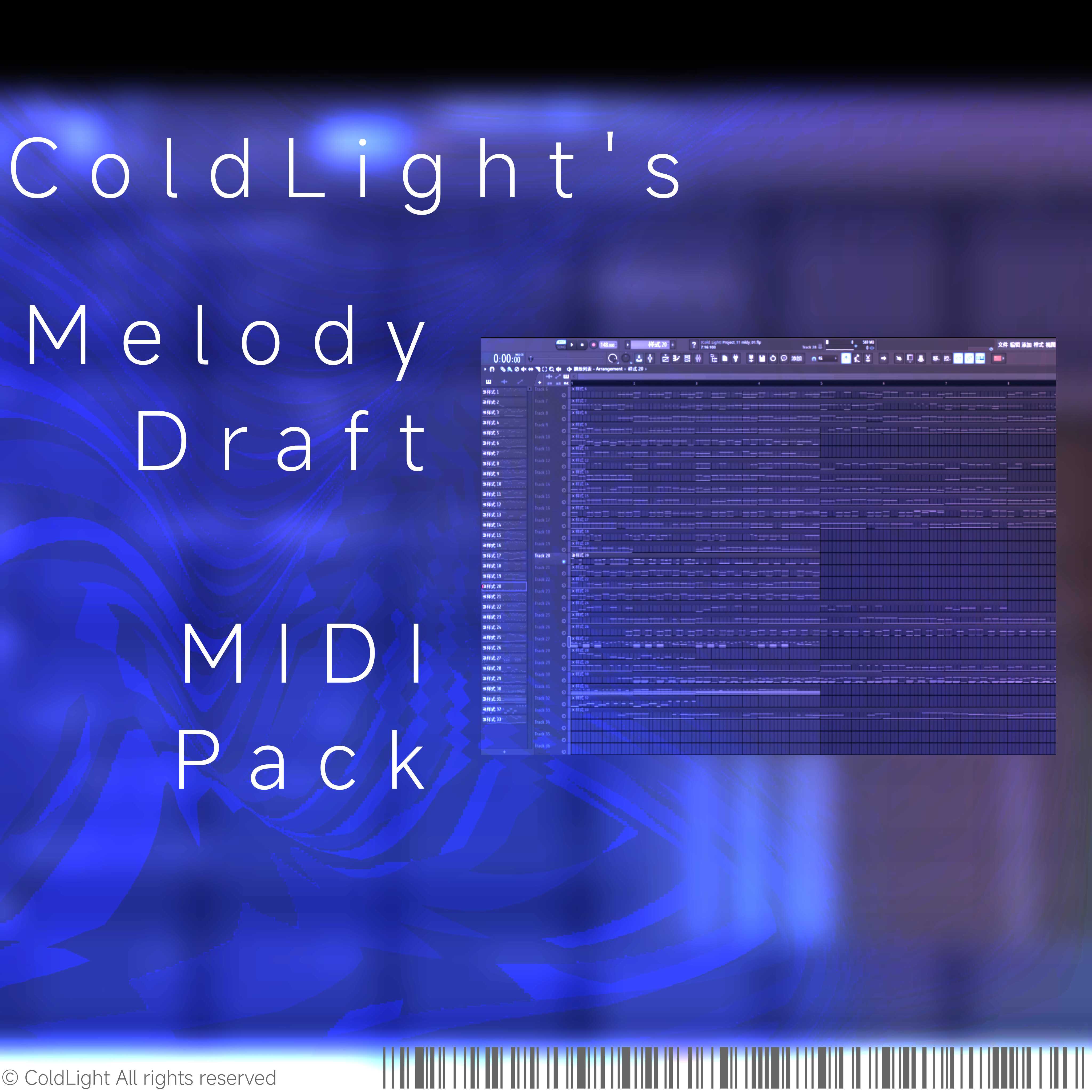 ColdLight's MelodyDraft MIDI Pack St.01