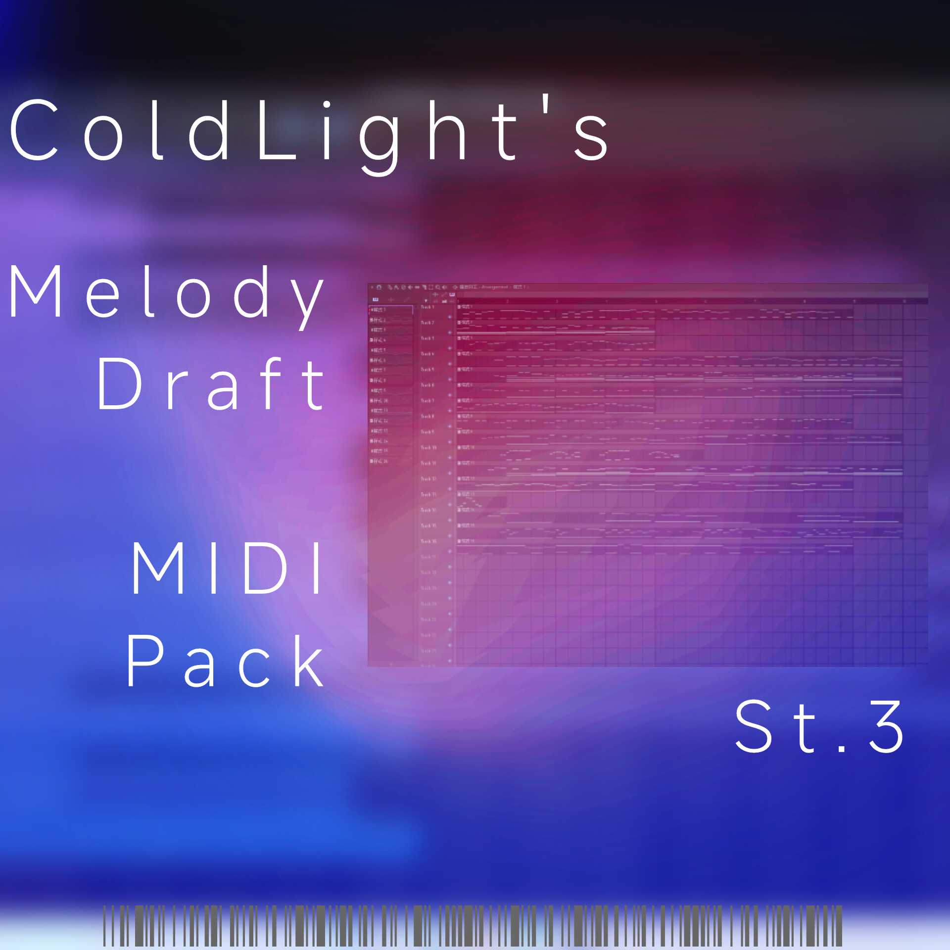ColdLight's MelodyDraft MIDI Pack St.03